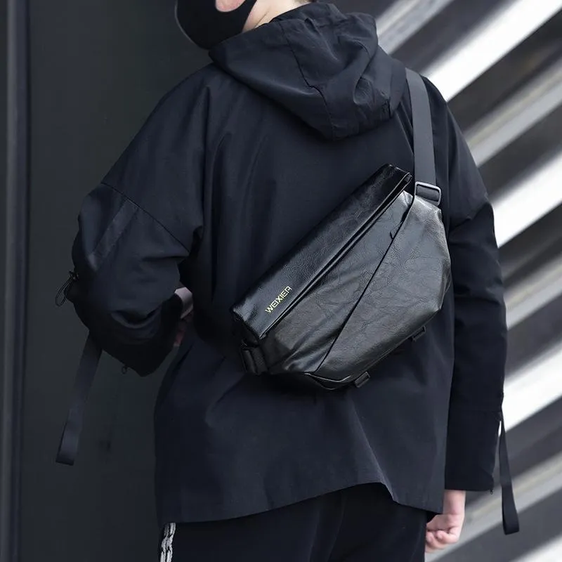 Compact Single Shoulder Crossbody Backpack For Men