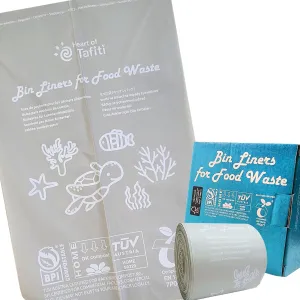 Compostable Trash Bags 4 Gallon, Biodegradable Small Garbage Bags for Bathroom Bedroom Office Kitchen Trash Can, US BPI ASTM D6400 Certified, Extra Strong, Unscented, 100 Count