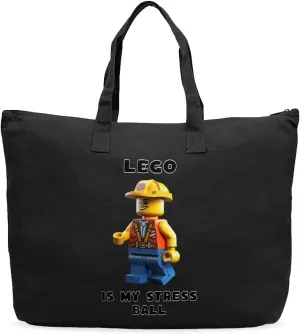 Constructor Design Cotton Canvas Bag - Art Print Shopping Bag - Art Tote Bag