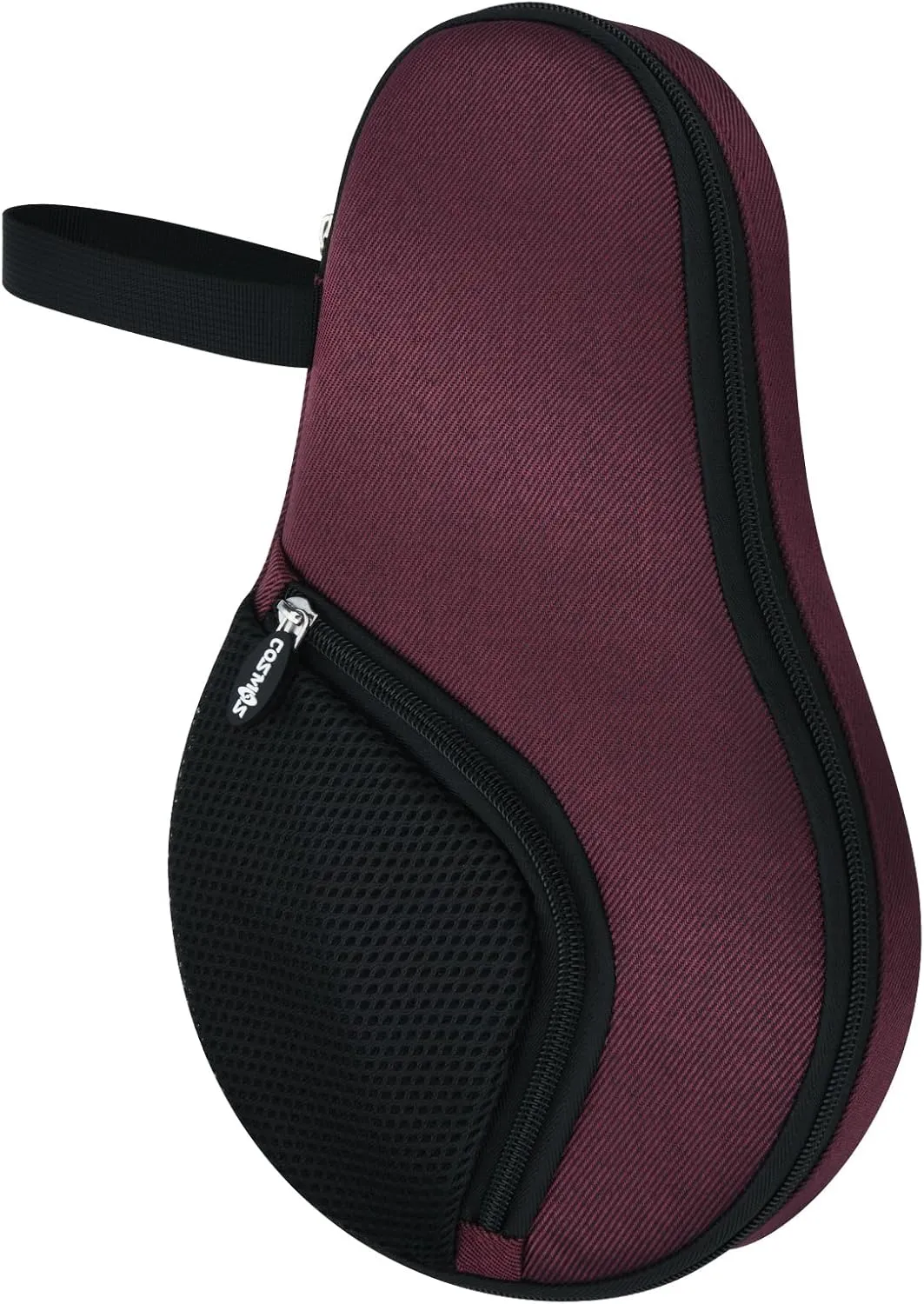 Cosmos Table Tennis Paddle Bag Paddles Case Cover Waterproof Ping Pong Racket Bat Storage Case Holder with Ping Pong Ball Mesh Storage Pocket Organizer, Fits 2 Paddles