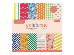 Crafter's Companion Celebrate Good Times Collection - 6"x6" Paper Pad