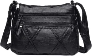 Crossbody Bags for Women Waterproof Shoulder Bag Messenger Bag Casual PU Leather Ladies Purse Handbag Cross Body Hand Bag