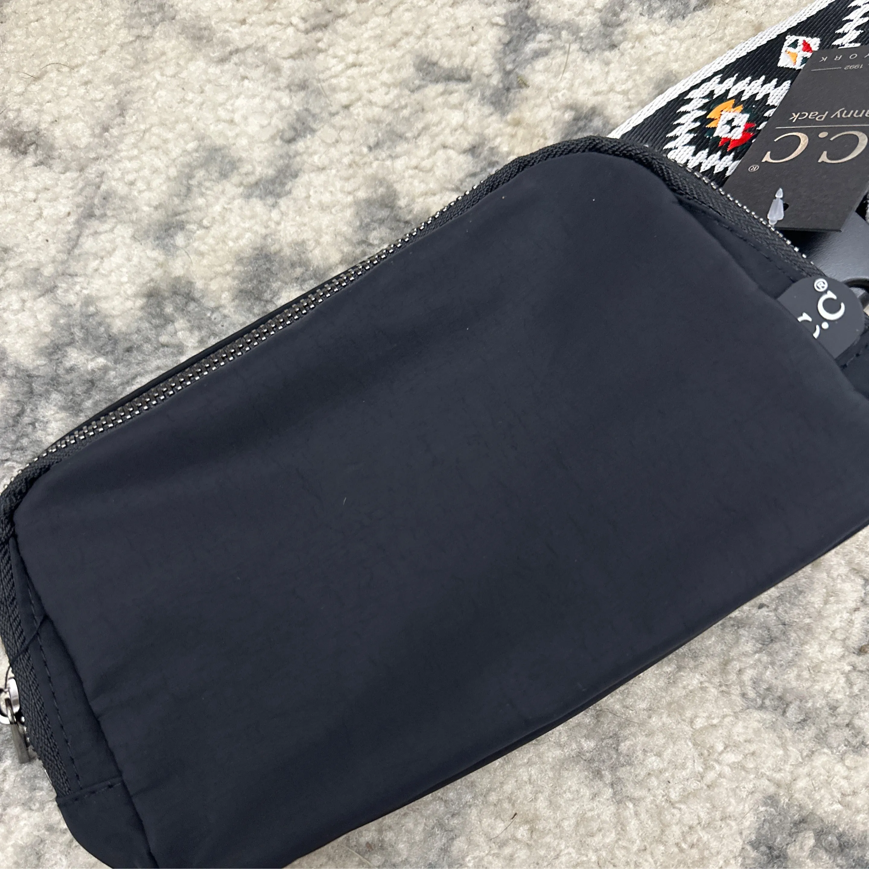 Crossbody Bags with Patterned Strap