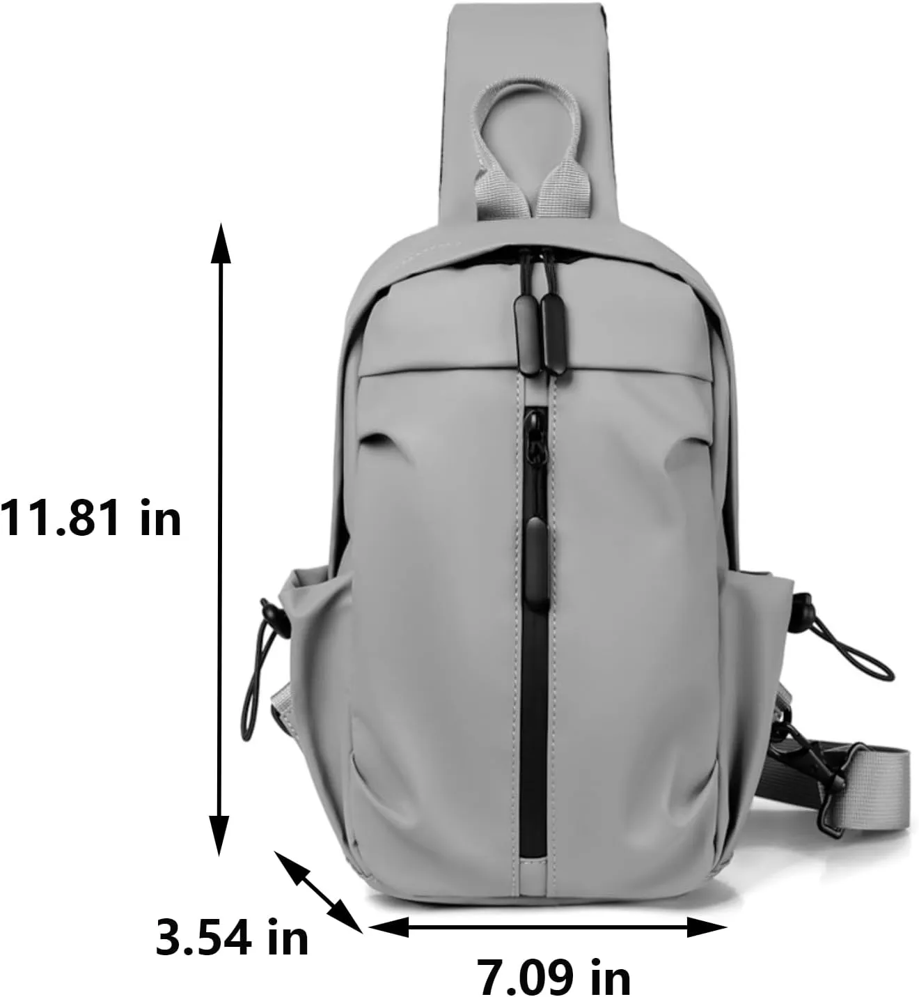 Crossbody Sling Bag Chest Bag for Men and Women,Waterproof Shoulder Bag Traveling Backpack Hiking Daypack