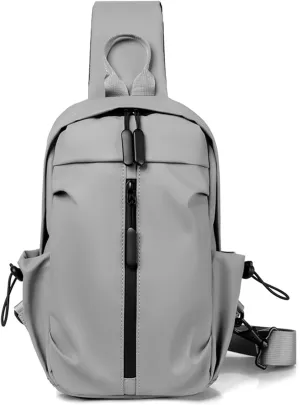 Crossbody Sling Bag Chest Bag for Men and Women,Waterproof Shoulder Bag Traveling Backpack Hiking Daypack