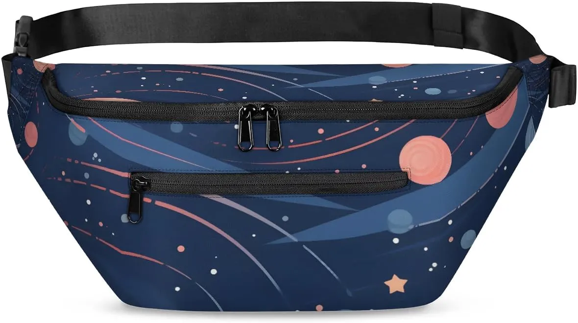 Crossbody Sling Bag for Women Men Cute Planets Lightweight Travel Essentials Chest Bag Waterproof Sling Backpack and Cross Body Bag for Daily Use