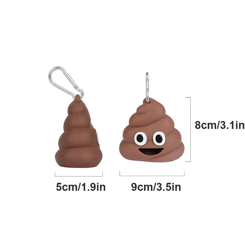 Cute Poop Shaped Poop Bag Dispenser
