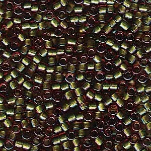 DB 1739, Inside Dyed Color Amethyst Green - Miyuki Delica Beads - Size 11 - 5 grams - Japanese Cylinder Seed Beads - Retail & Wholesale