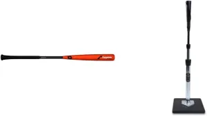 DeMarini 2018 Fungodelic Pro Maple Wood Composite Bat, 34"/23 oz & Tanner TEE The Original Batting Tee Premium Pro-Style Baseball/Softball Tee, Adjustable Height: 26 to 43 inches: 26 to 43 inches