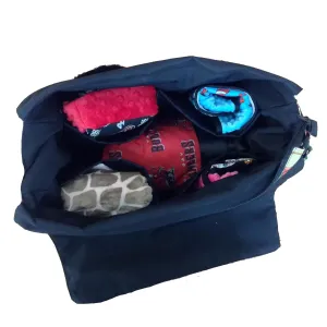 Diaper Bag. Messenger Style Bag. Skulls and Roses Diaper Bag. Skulls and Roses