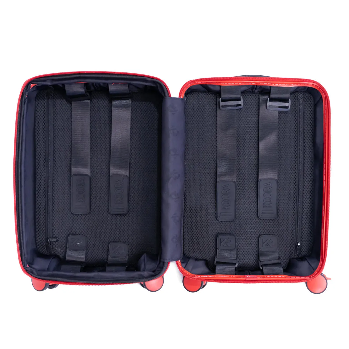 Eco Lite Expandable 2-Piece Luggage Set- Red | Yellow