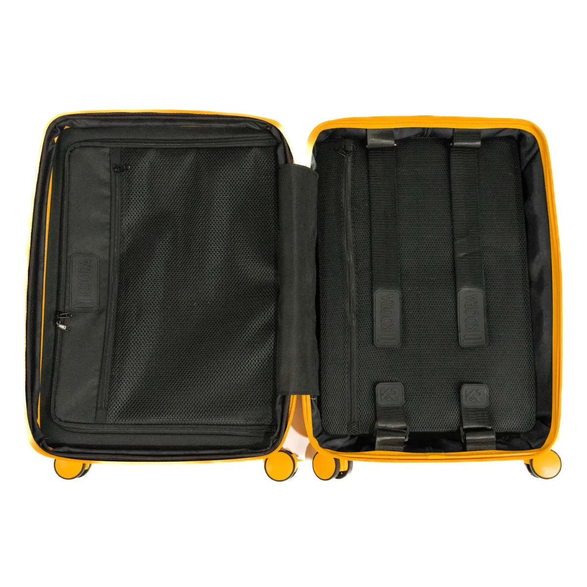 Eco Lite Expandable 2-Piece Luggage Set- Red | Yellow