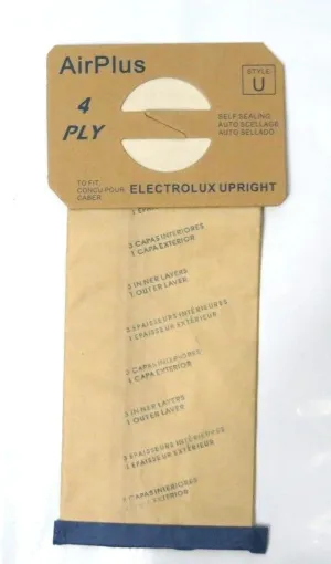 Electrolux 10 Bags Upright Vacuum Cleaner Style U