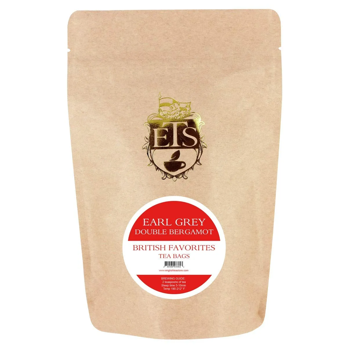 English Tea Store Earl Grey Double Bergamont Tea Teabags Bulk 100 Teabags