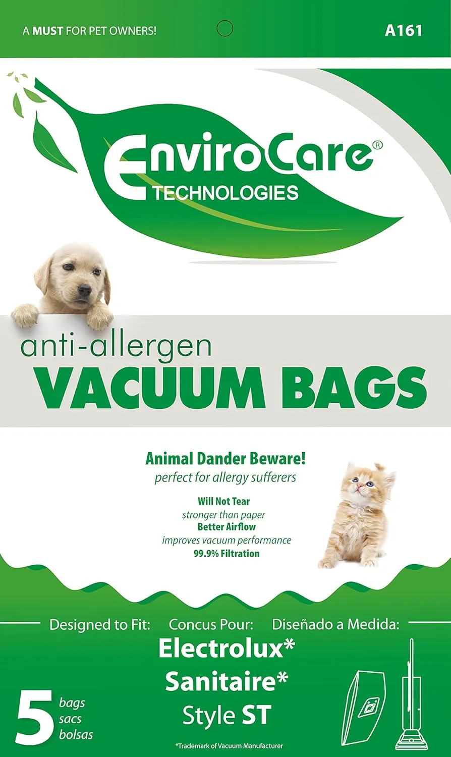 EnviroCare Eureka ST Allergen w/Closure