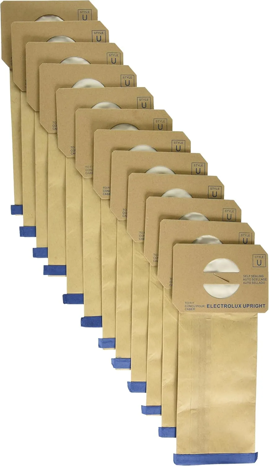 EnviroCare Replacement Vacuum Cleaner Dust Bags Made to fit Electrolux Style U Discovery Uprights 100 Bags