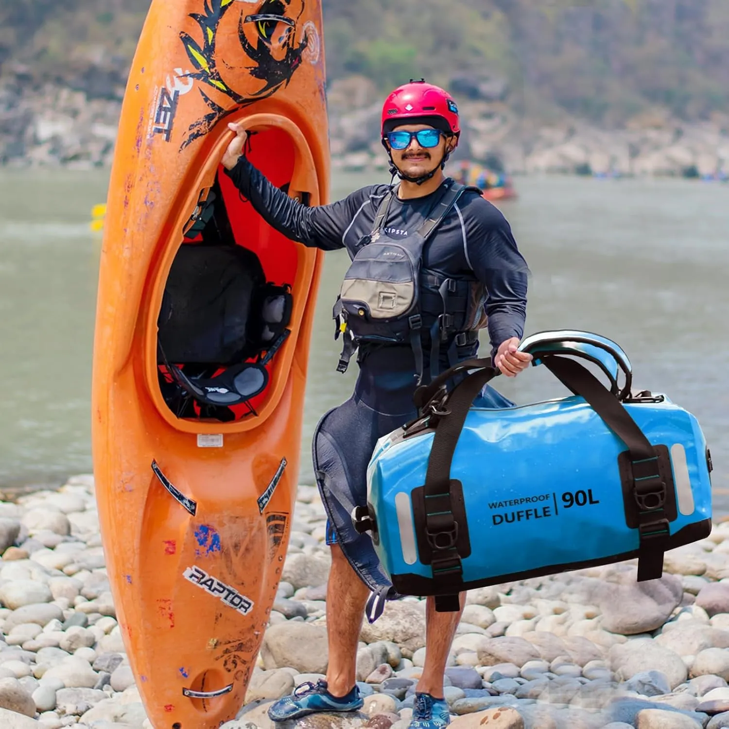 ESONE Dry Bags Waterproof Backpack for Men/Women Dry Bags for Kayaking Waterproof Backpack for Travel Dry Bag Backpack Waterproof Duffel Bag Applicable Boating Camping Paddle Board Surfing