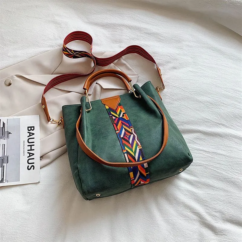 Ethnic Patterned Shoulder Bag