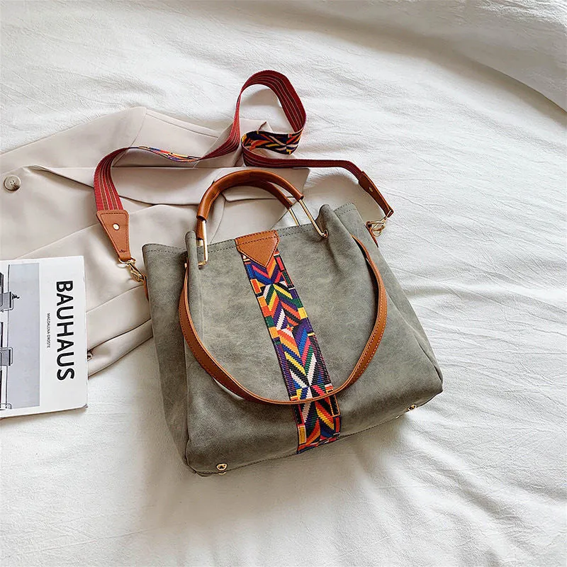 Ethnic Patterned Shoulder Bag