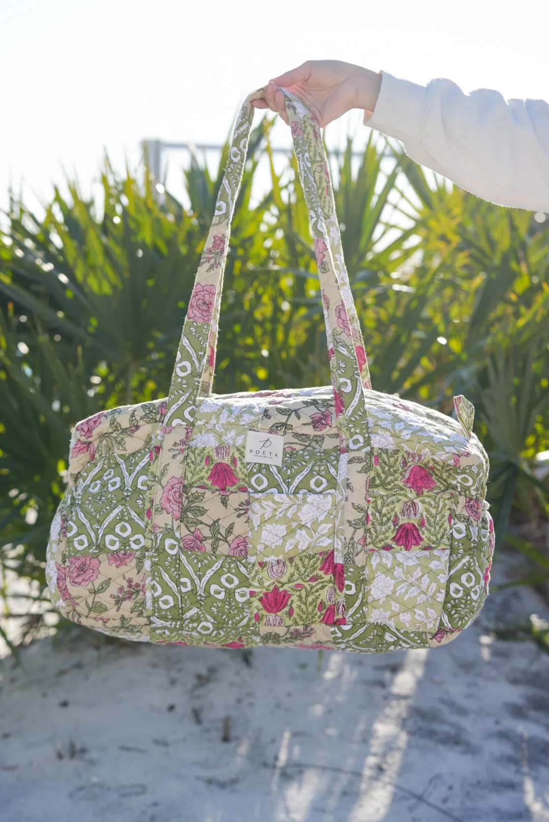 Evergreen Patchwork Duffle Bag