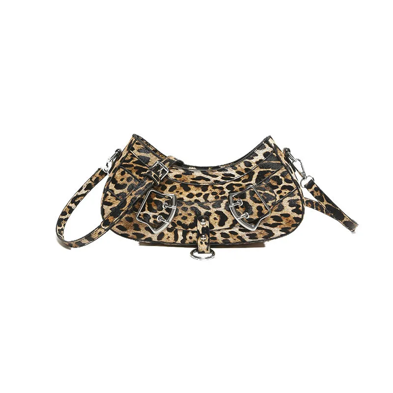 Eye-catching Bags(3 Leopard Zipper Patchwork Colors) Courteous Daily