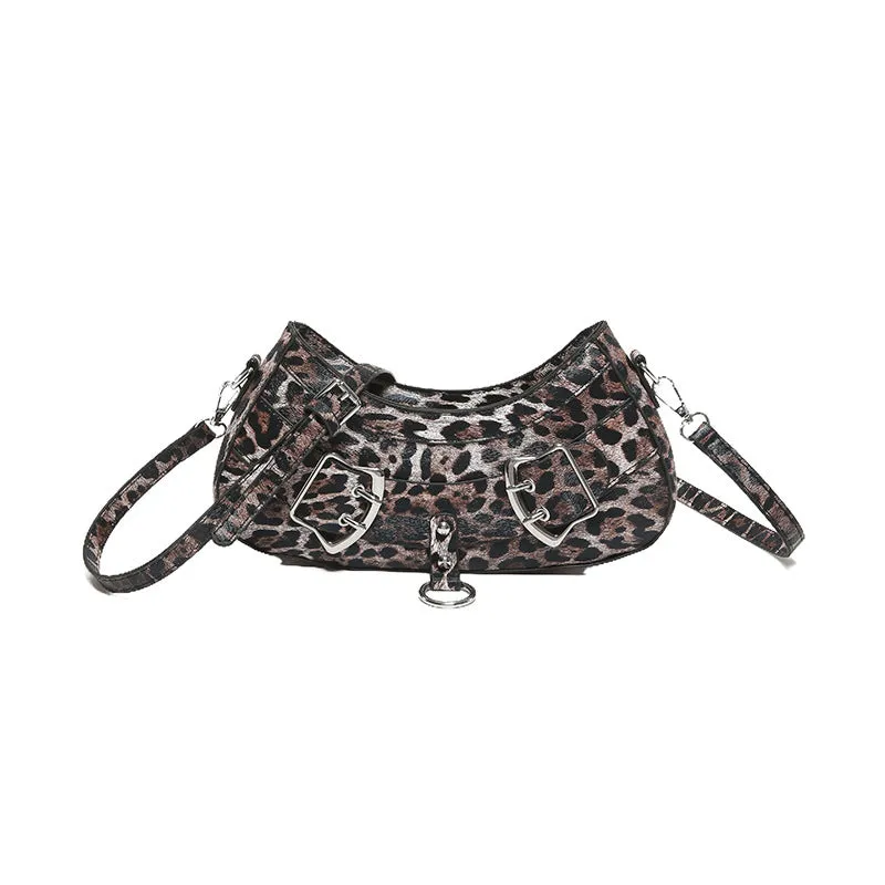 Eye-catching Bags(3 Leopard Zipper Patchwork Colors) Courteous Daily