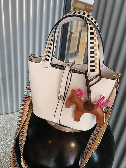 Fashion Women's Handbags 2 Pcs/set Composite Bags Handbag Women