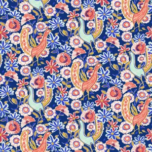 Feathered Frenzy - Funky Floral Fabric