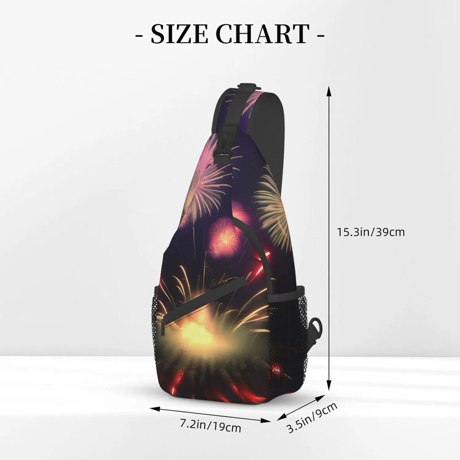 Fishing Lure Style Print Crossbody Sling Backpack For Women Men,Sling Bag Travel Hiking Chest Bag Daypack