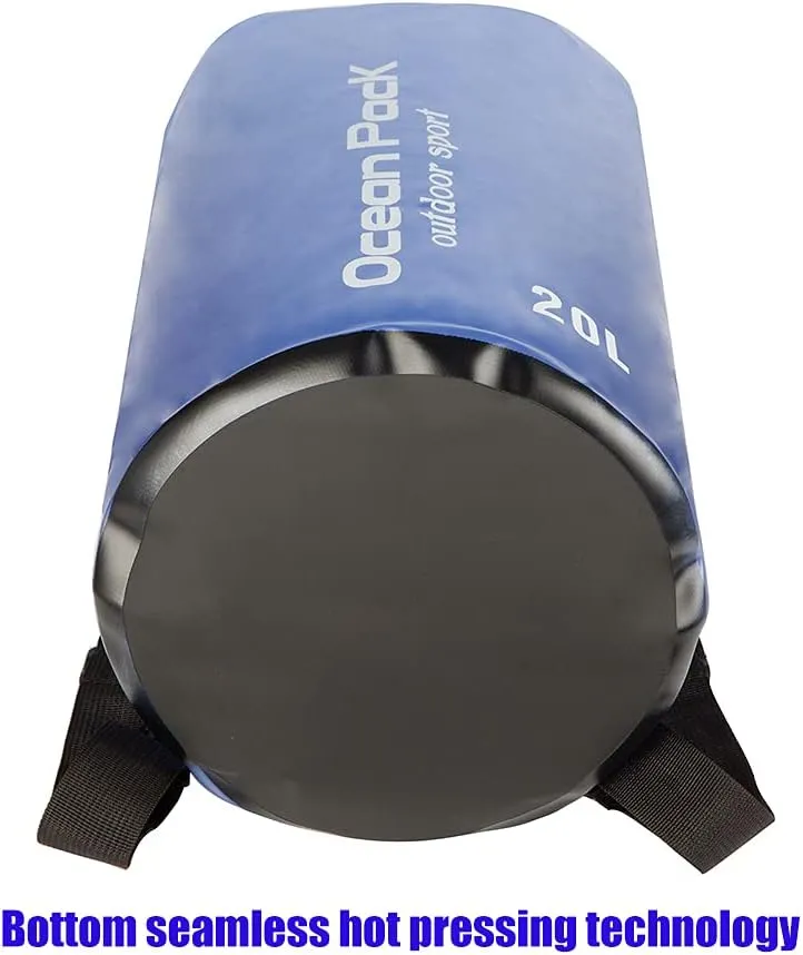 Floating Waterproof Dry Bag 10l/20l,Roll Top 10L/20L Waterproof Dry Bag Backpack For Kayaking Boating Swimming for Women Men