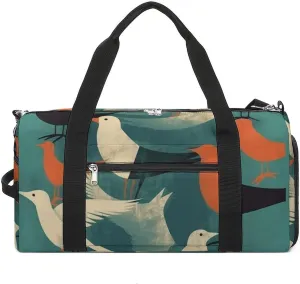 Flock Of Birds Gym Bag Sport Gym Tote Bag Lightweight Duffle Bag Carry On Weekender Bags for Women Men
