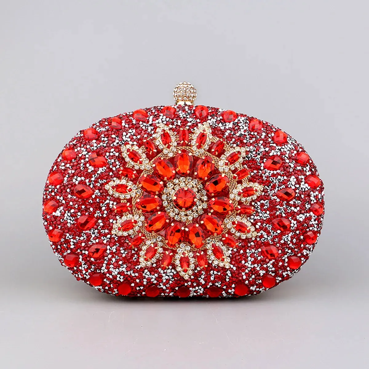 Flower Rhinestones Evening Bags