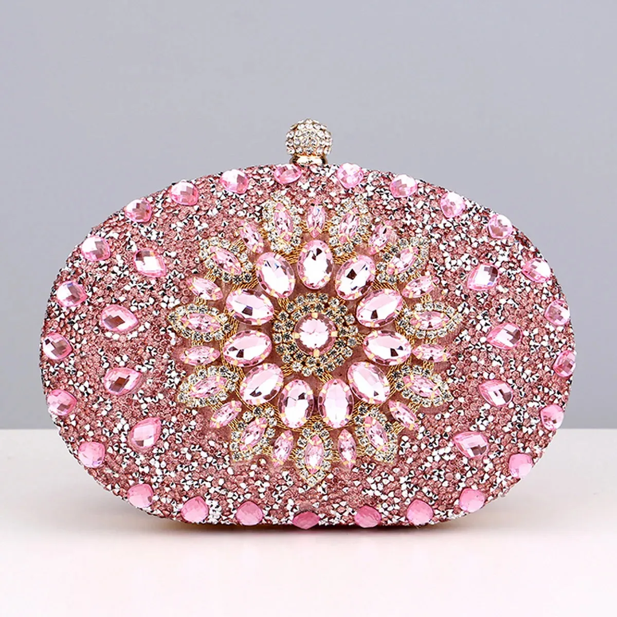 Flower Rhinestones Evening Bags