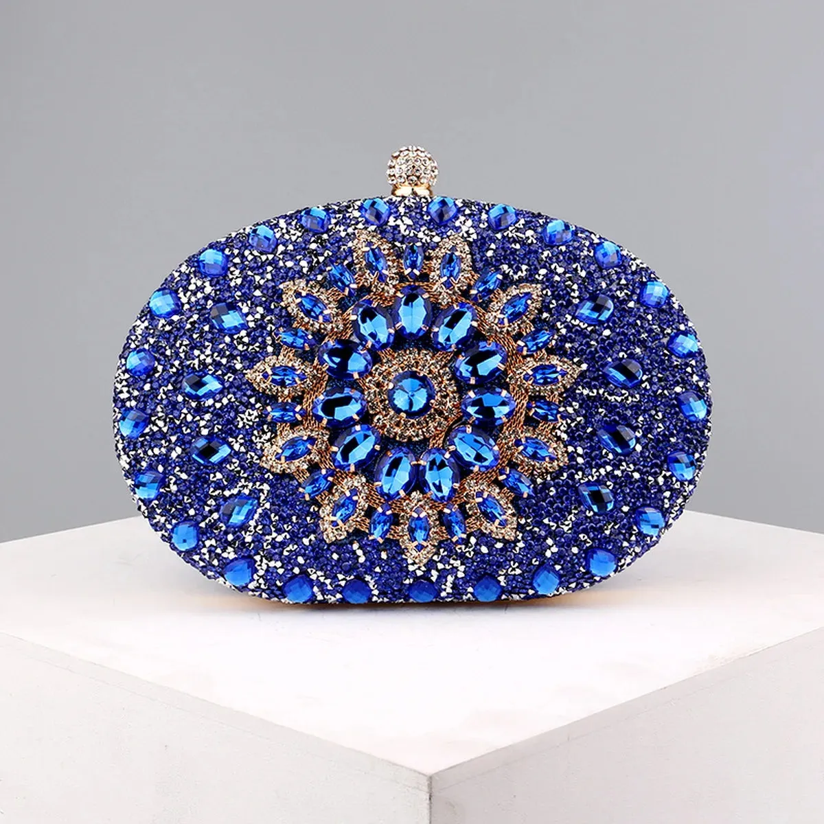 Flower Rhinestones Evening Bags