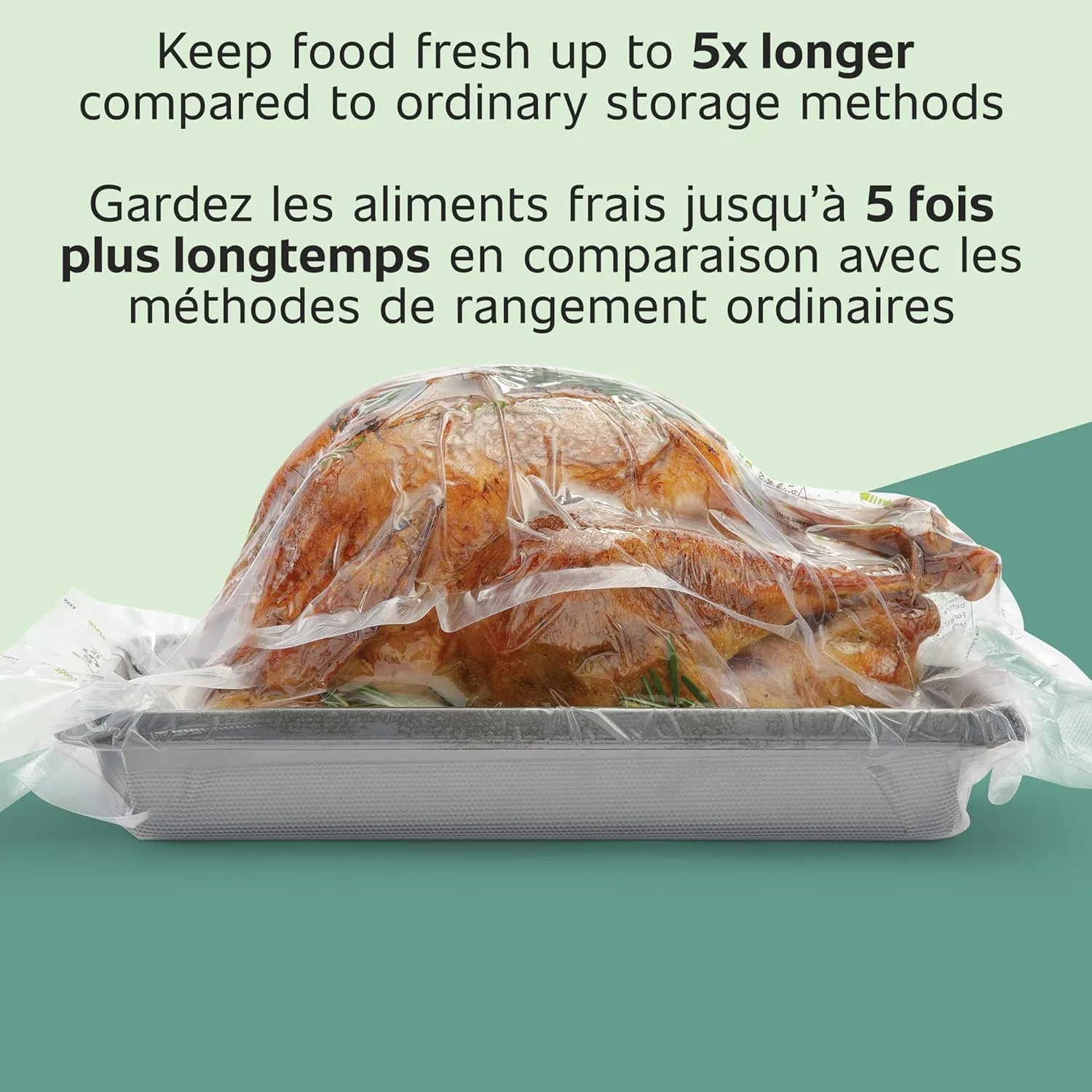 FoodSaver Vacuum Sealer Bags for Extra Large Items