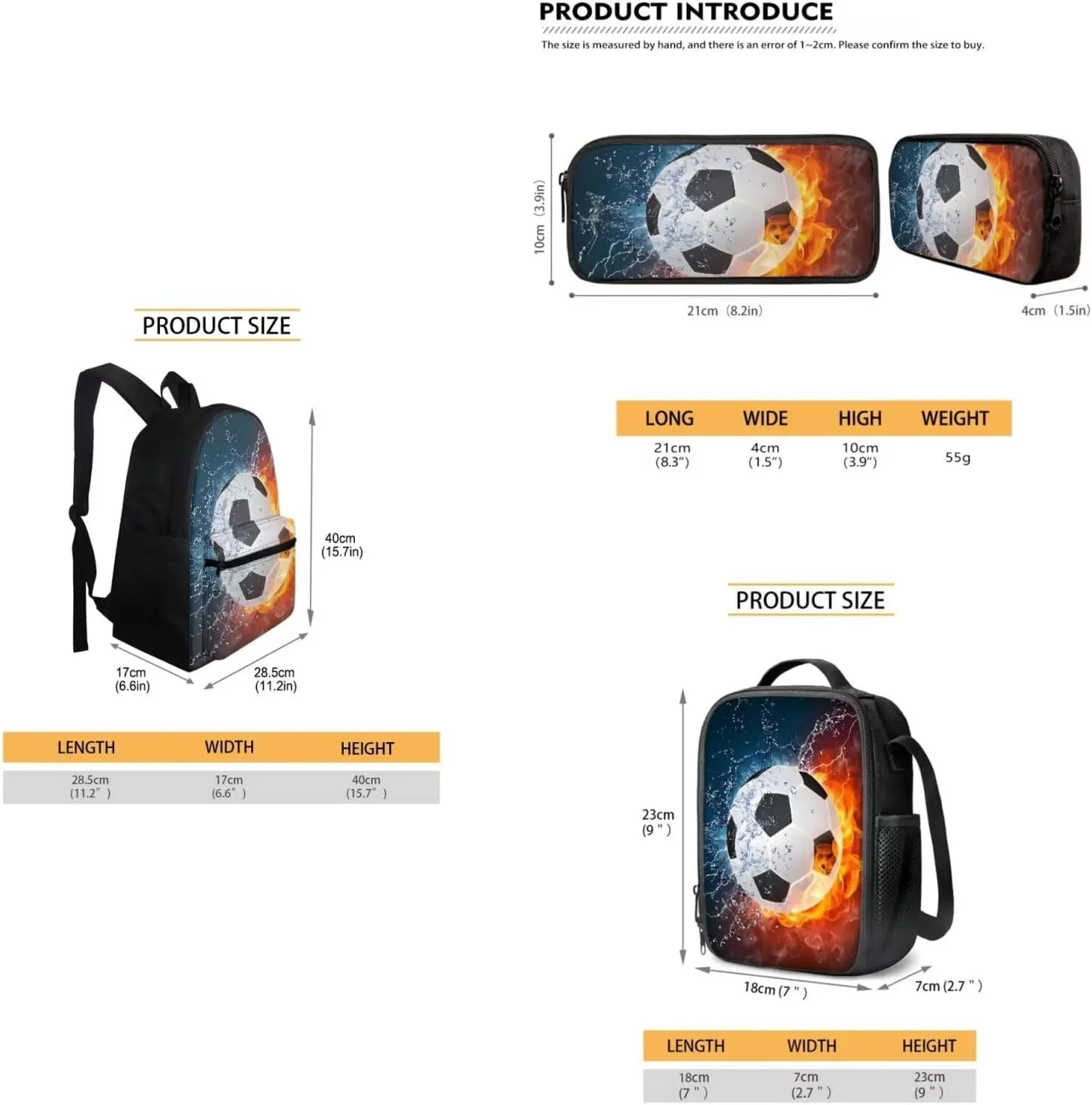 FOR U DESIGNS Fire Basketball Printed Boys School Backpacks Travel Rucksack Book Bag