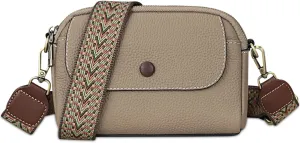 FUKUYIN Small Crossbody Bags for Women - Genuine Leather Women's Crossbody Handbags Hobo Purses