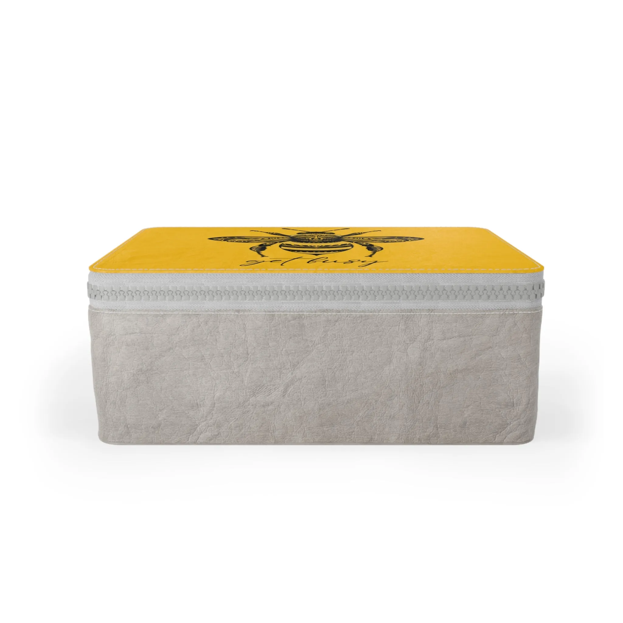 Get Busy Bee Paper Lunch Bag - yellow