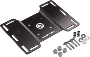 Giant Loop Tail Rack with Stainless Steel Mounting Hardware Kit, Easy Installation, Fits Virtually Any Dirt Bike, Enduro and Dual Sport, (5″ L x 8″ W), Anodized Black (Tail Rack 2023)