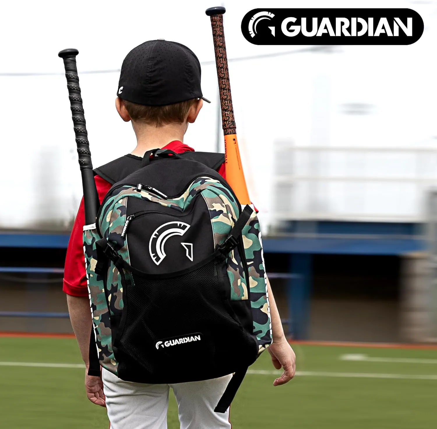 Guardian Baseball Backpack for Youth, Softball Bag for Girls, Durable Bat Bags Baseball Youth Boys and Girls, TBall Bag – Includes Hook to Hang on Fence