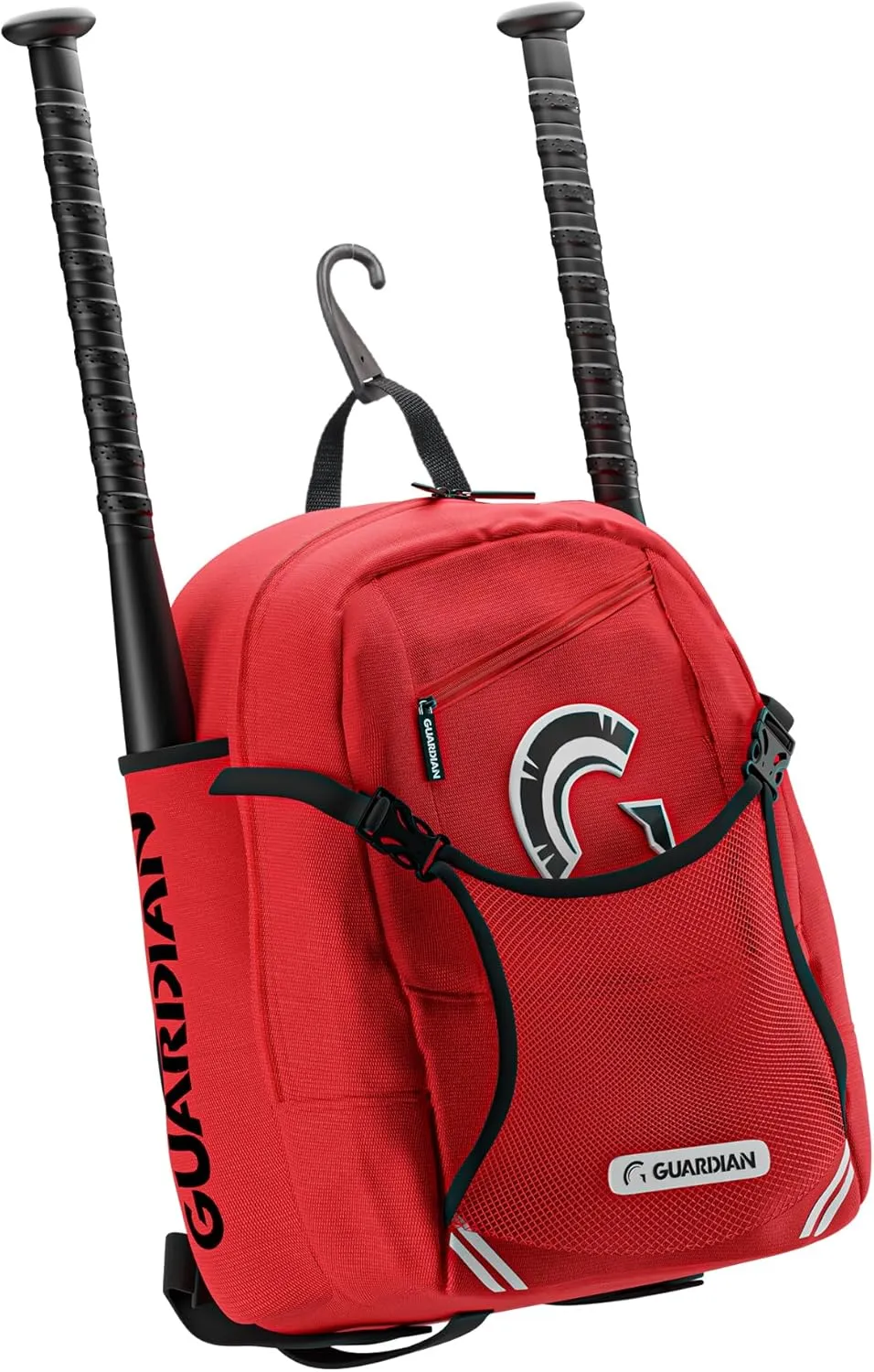 Guardian Baseball Backpack for Youth, Softball Bag for Girls, Durable Bat Bags Baseball Youth Boys and Girls, TBall Bag – Includes Hook to Hang on Fence