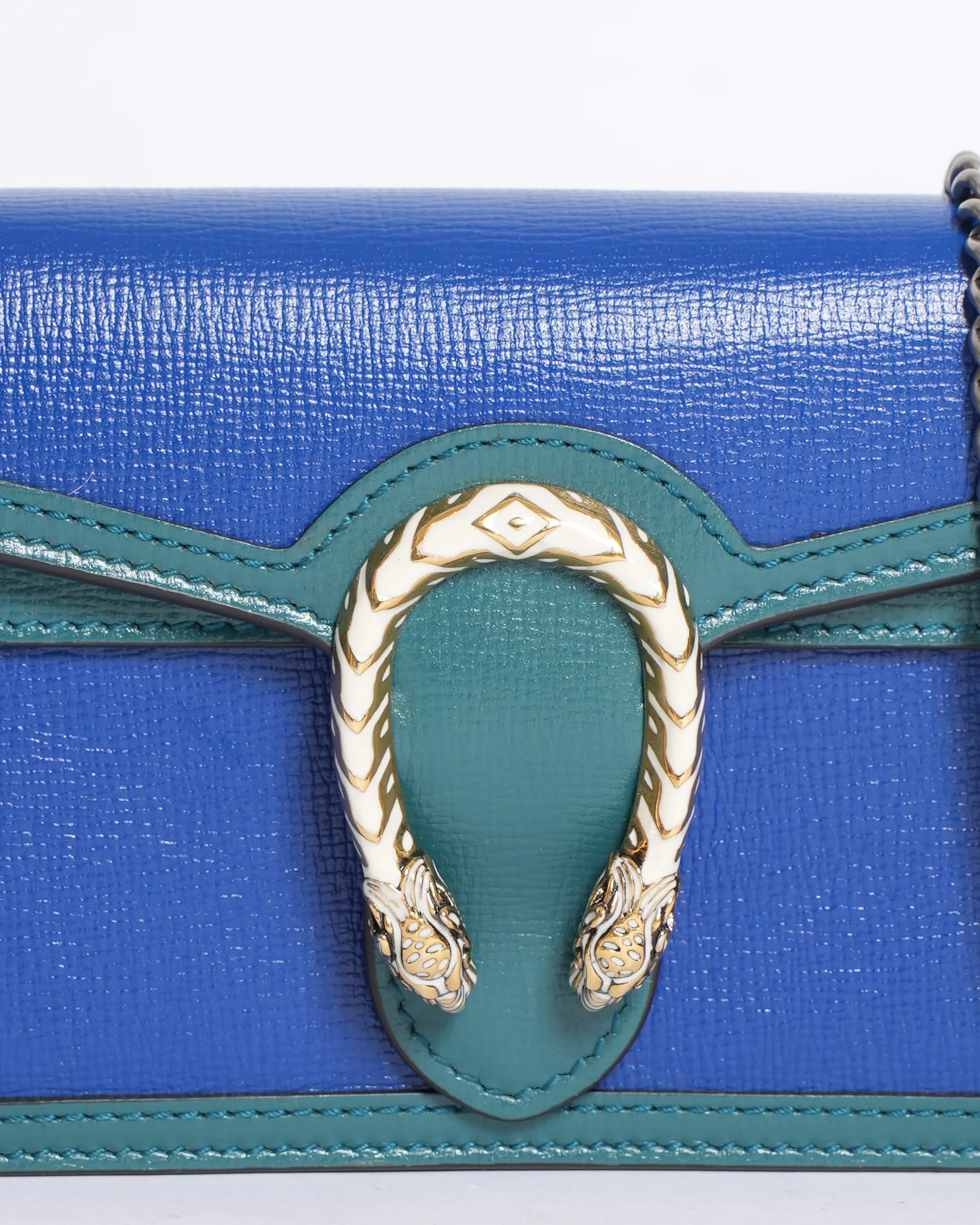 Gucci Limited Edition Dionysus Crossbody Bag in Blue & Green