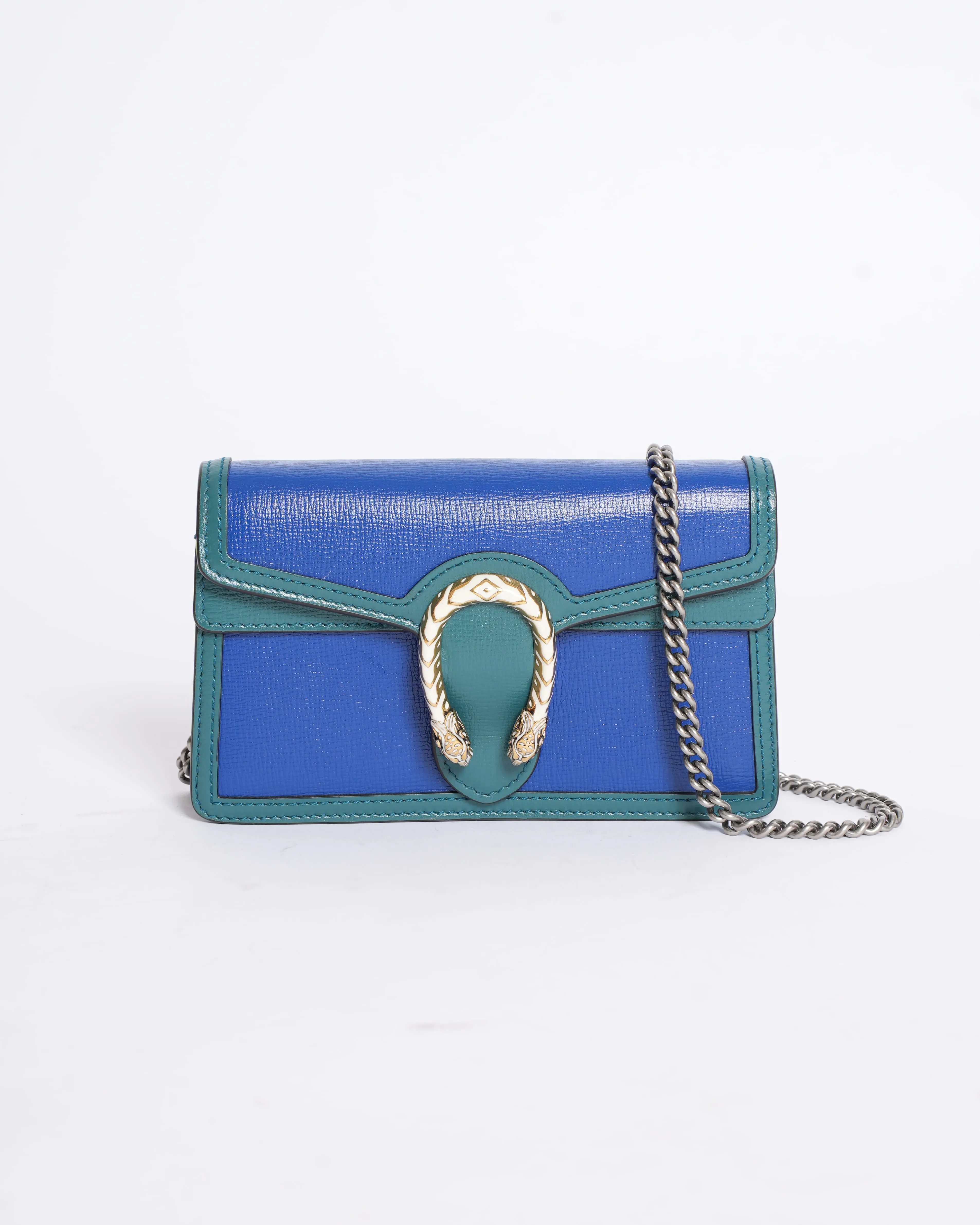 Gucci Limited Edition Dionysus Crossbody Bag in Blue & Green