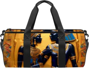 Gym Bags for Women,Duffle Bag for Travel,Ancient National Style Egypt,Gym Bag for Men