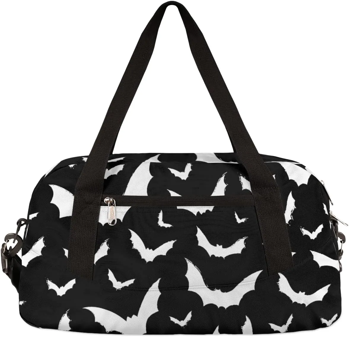 Halloween Bat Kids Duffle Bag for Boys Girls - Dance, Trick Treat, Gym, Overnight & Travel Bags