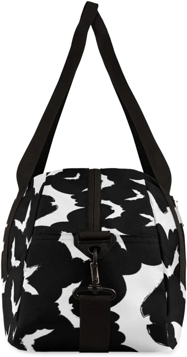 Halloween Bat Kids Duffle Bag for Boys Girls - Dance, Trick Treat, Gym, Overnight & Travel Bags
