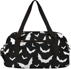 Halloween Bat Kids Duffle Bag for Boys Girls - Dance, Trick Treat, Gym, Overnight & Travel Bags