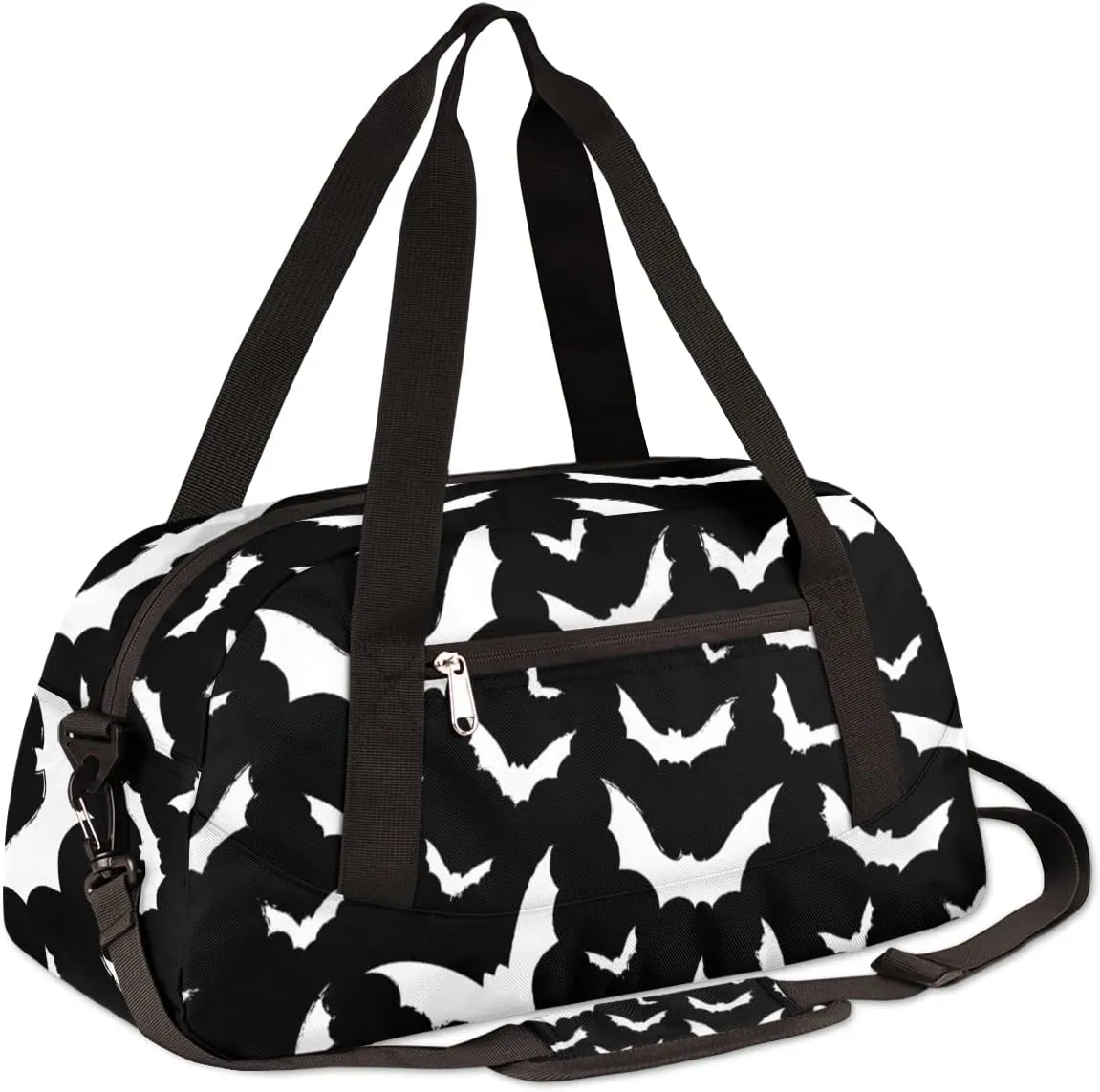 Halloween Bat Kids Duffle Bag for Boys Girls - Dance, Trick Treat, Gym, Overnight & Travel Bags