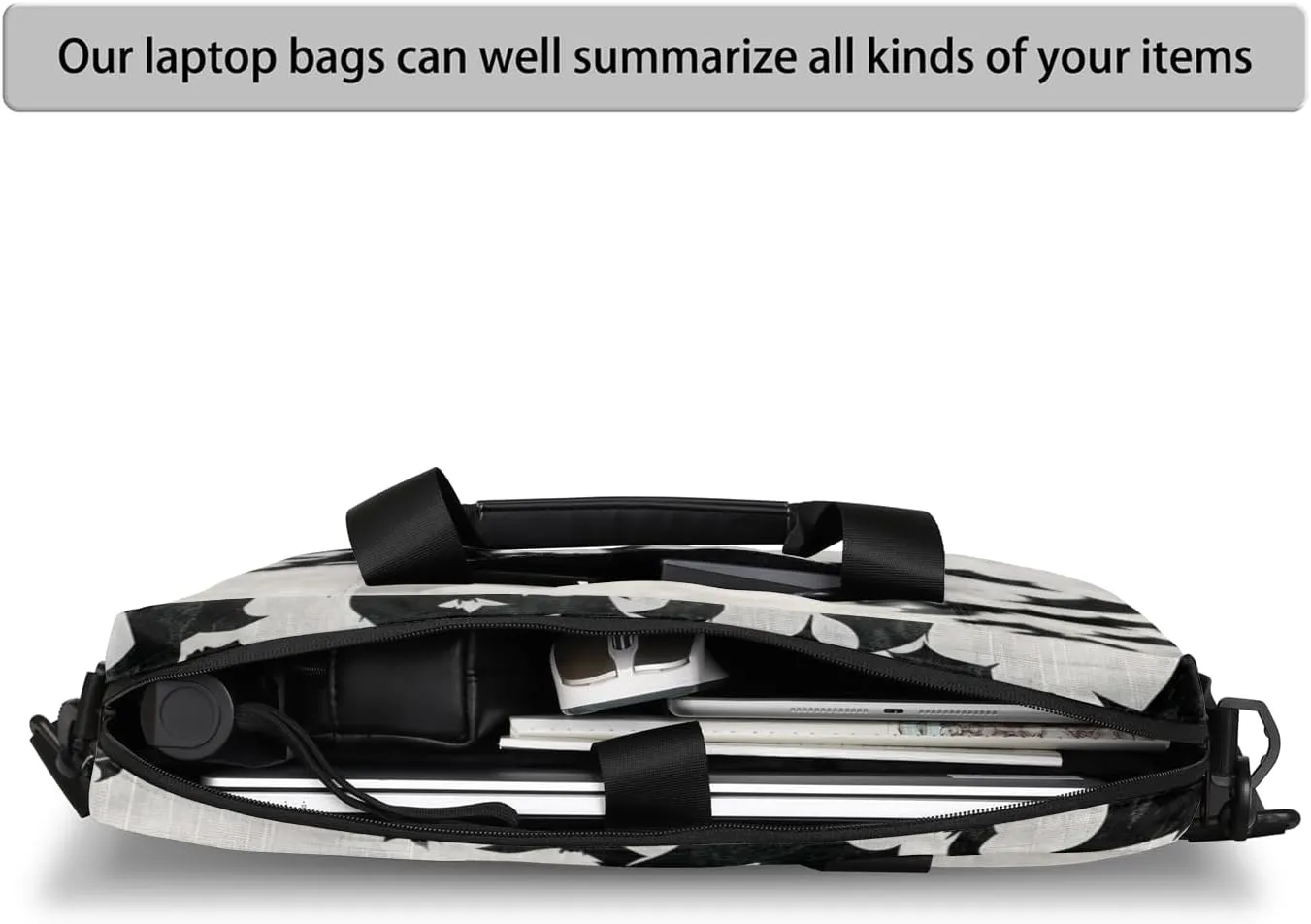 Halloween Black Bat Laptop Sleeve Case 14 15 15.6 inch, Halloween Black Bat Laptop Briefcase Shoulder Bag Waterproof Travel Computer Cover Carrying Bags