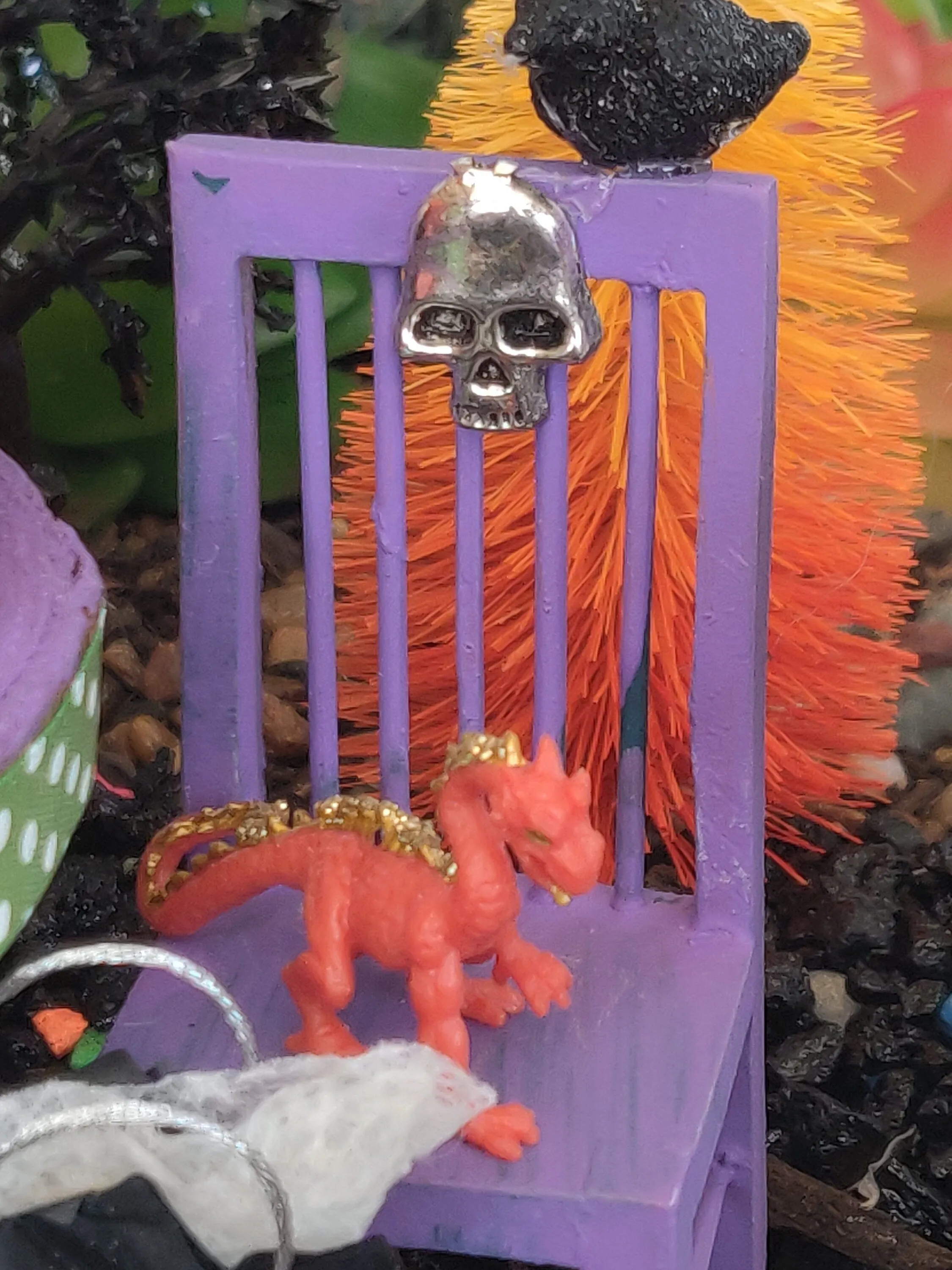 Halloween Party For Fairy Witches, Miniatures, Fairy Garden, Dollhouse